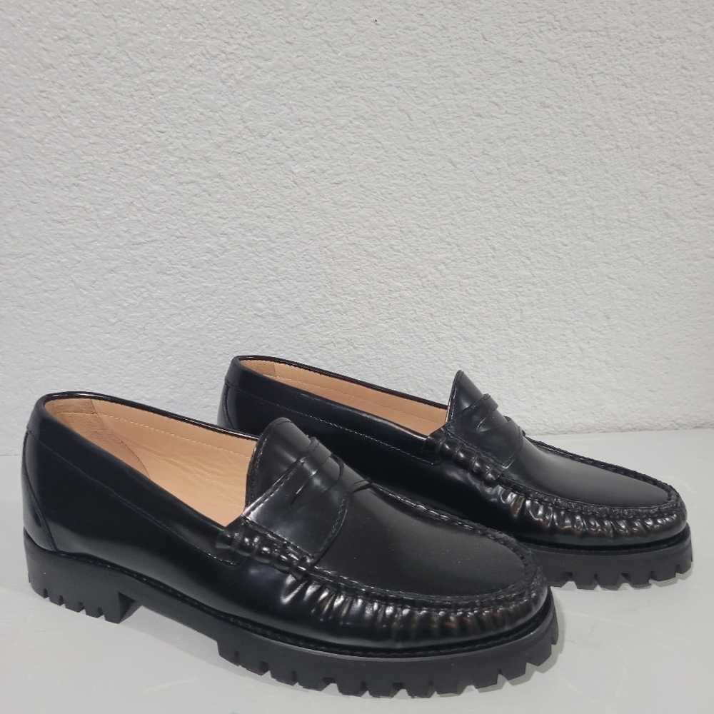 J. Crew Black Leather Loafers - Picture 4 of 12